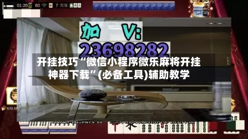 开挂技巧“微信小程序微乐麻将开挂神器下载”(必备工具)辅助教学-第1张图片
