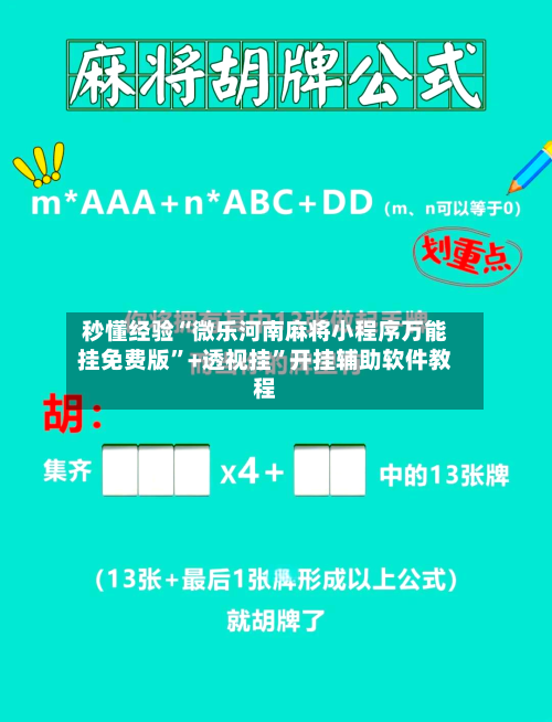 秒懂经验“微乐河南麻将小程序万能挂免费版”+透视挂”开挂辅助软件教程-第2张图片