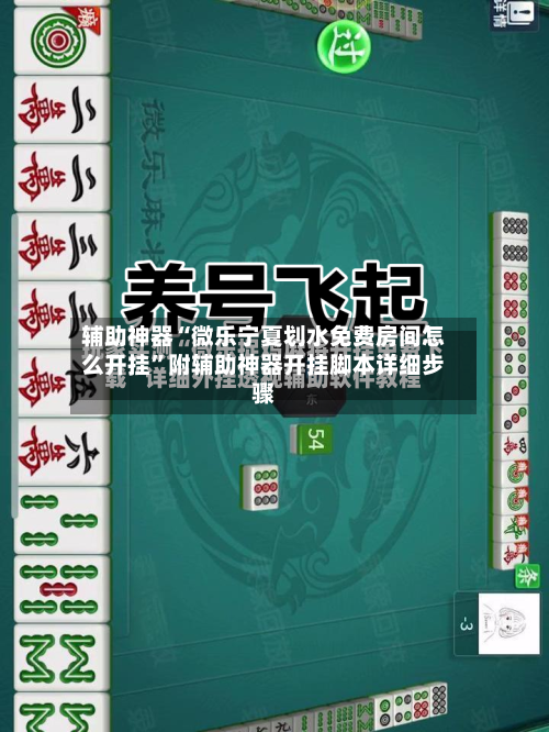 辅助神器“微乐宁夏划水免费房间怎么开挂	”附辅助神器开挂脚本详细步骤-第3张图片