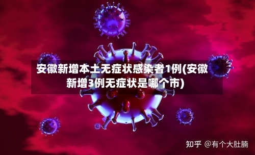 安徽新增本土无症状感染者1例(安徽新增3例无症状是哪个市)-第3张图片