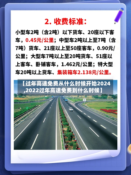【过年高速免费从什么时候开始2024,2022过年高速免费到什么时候】-第2张图片