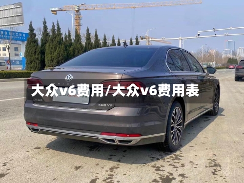 大众v6费用/大众v6费用表-第1张图片