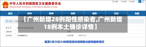 【广州新增28例阳性感染者,广州新增18例本土确诊详情】-第2张图片