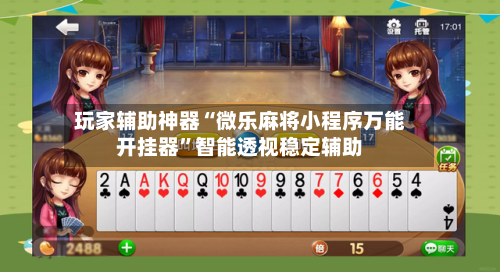 玩家辅助神器“微乐麻将小程序万能开挂器”智能透视稳定辅助-第2张图片