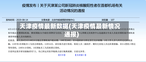 天津疫情最新数据(天津疫情最新情况通报)-第2张图片
