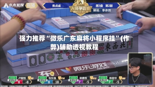 强力推荐“微乐广东麻将小程序挂	”(作弊)辅助透视教程-第2张图片