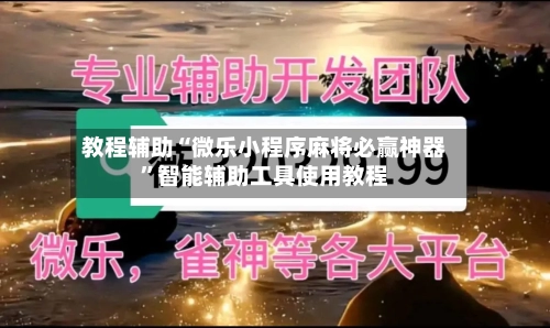 教程辅助“微乐小程序麻将必赢神器”智能辅助工具使用教程-第3张图片