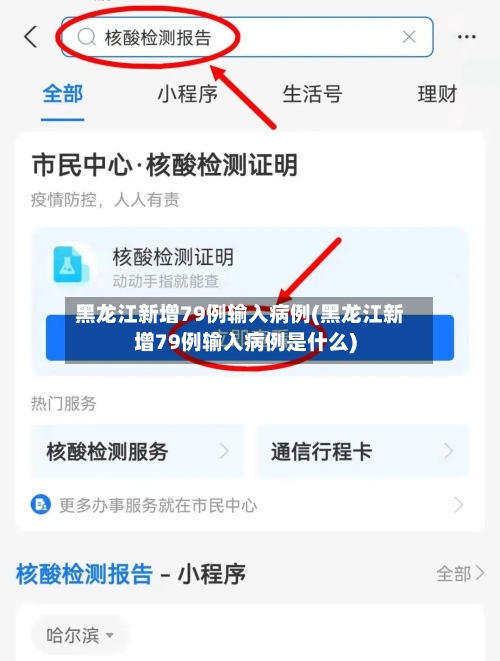 黑龙江新增79例输入病例(黑龙江新增79例输入病例是什么)-第3张图片