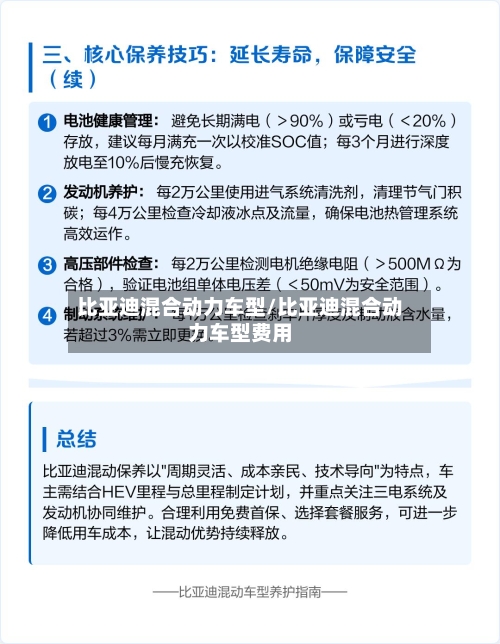比亚迪混合动力车型/比亚迪混合动力车型费用-第2张图片