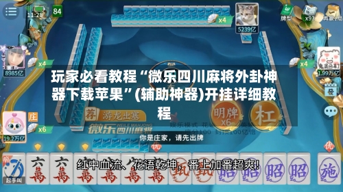 玩家必看教程“微乐四川麻将外卦神器下载苹果”(辅助神器)开挂详细教程-第1张图片