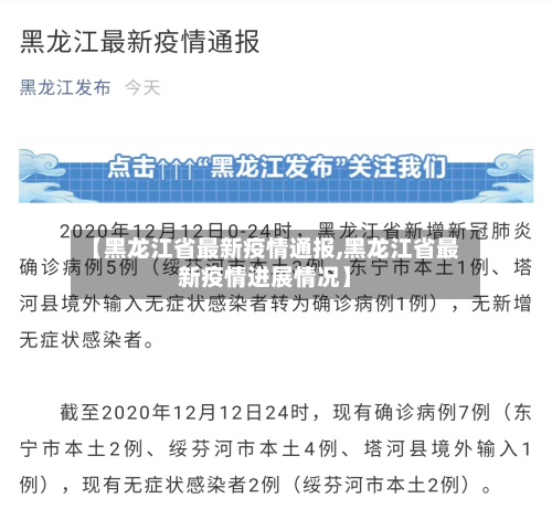 【黑龙江省最新疫情通报,黑龙江省最新疫情进展情况】-第3张图片