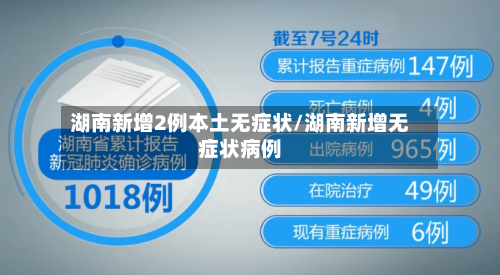 湖南新增2例本土无症状/湖南新增无症状病例-第1张图片
