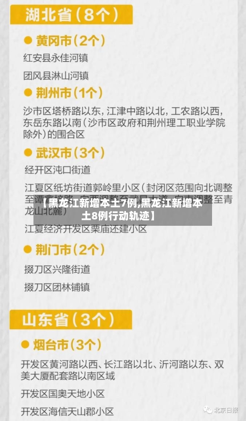 【黑龙江新增本土7例,黑龙江新增本土8例行动轨迹】-第3张图片