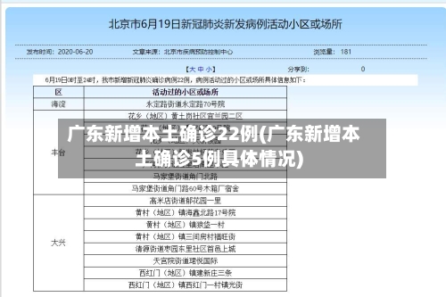 广东新增本土确诊22例(广东新增本土确诊5例具体情况)-第3张图片