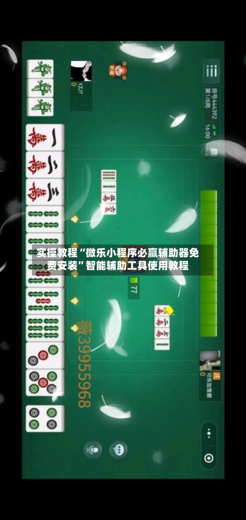 实操教程“微乐小程序必赢辅助器免费安装”智能辅助工具使用教程-第2张图片