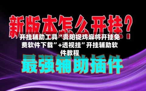 开挂辅助工具“贵阳捉鸡麻将开挂免费软件下载	”+透视挂”开挂辅助软件教程-第2张图片