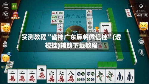 实测教程“雀神广东麻将微信挂”(透视挂)辅助下载教程-第1张图片