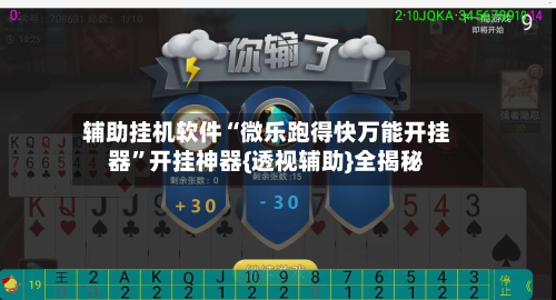 辅助挂机软件“微乐跑得快万能开挂器”开挂神器{透视辅助}全揭秘-第3张图片