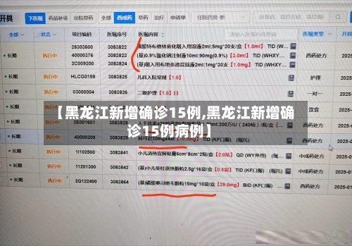 【黑龙江新增确诊15例,黑龙江新增确诊15例病例】-第2张图片