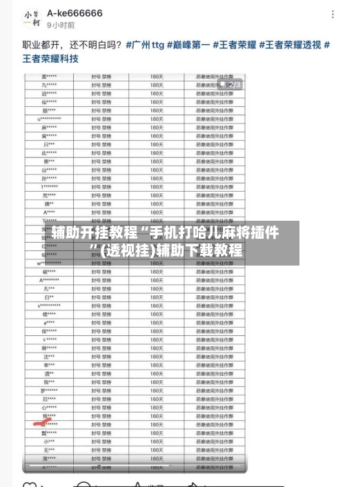 辅助开挂教程“手机打哈儿麻将插件”(透视挂)辅助下载教程-第2张图片