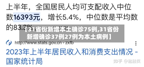 【31省份新增本土确诊75例,31省份新增确诊37例27例为本土病例】-第3张图片
