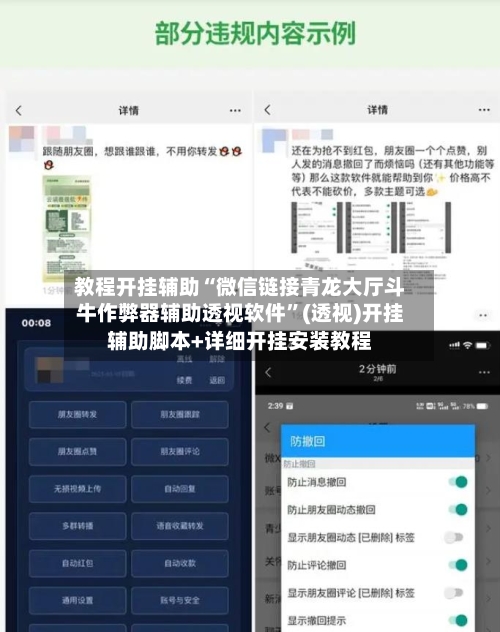 教程开挂辅助“微信链接青龙大厅斗牛作弊器辅助透视软件”(透视)开挂辅助脚本+详细开挂安装教程-第3张图片