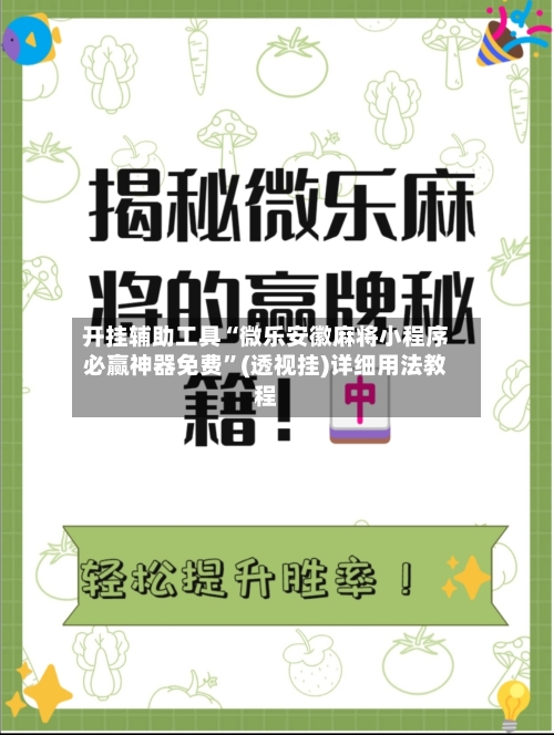 开挂辅助工具“微乐安徽麻将小程序必赢神器免费”(透视挂)详细用法教程-第3张图片