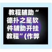 教程辅助“德扑之星软件辅助开挂教程”(作弊)辅助透视教程-第2张图片