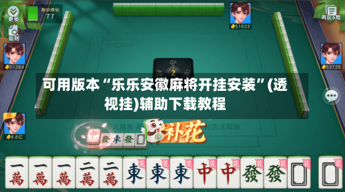 可用版本“乐乐安徽麻将开挂安装	”(透视挂)辅助下载教程-第2张图片