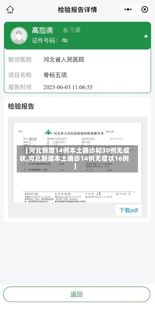 【河北新增14例本土确诊和30例无症状,河北新增本土确诊14例无症状16例】-第2张图片