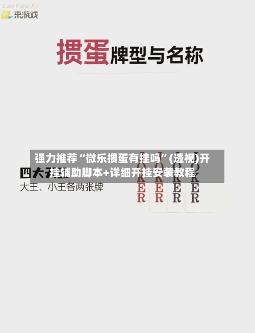 强力推荐“微乐掼蛋有挂吗”(透视)开挂辅助脚本+详细开挂安装教程-第2张图片