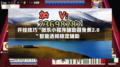 开挂技巧“微乐小程序辅助器免费2.0”智能透视稳定辅助-第2张图片