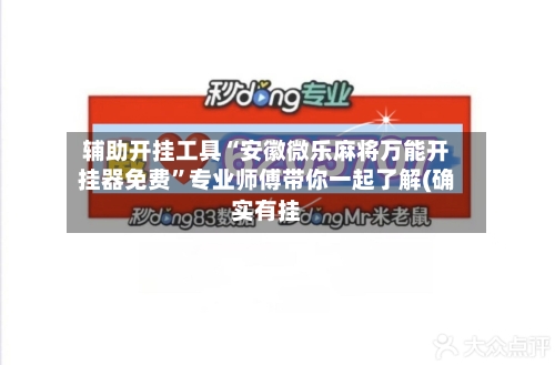 辅助开挂工具“安徽微乐麻将万能开挂器免费”专业师傅带你一起了解(确实有挂-第3张图片