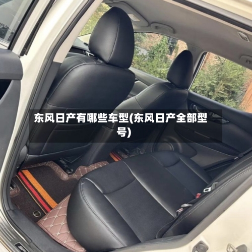 东风日产有哪些车型(东风日产全部型号)-第3张图片