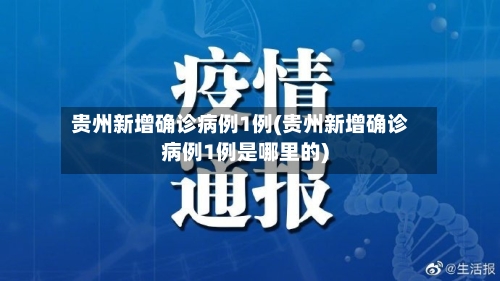 贵州新增确诊病例1例(贵州新增确诊病例1例是哪里的)-第1张图片