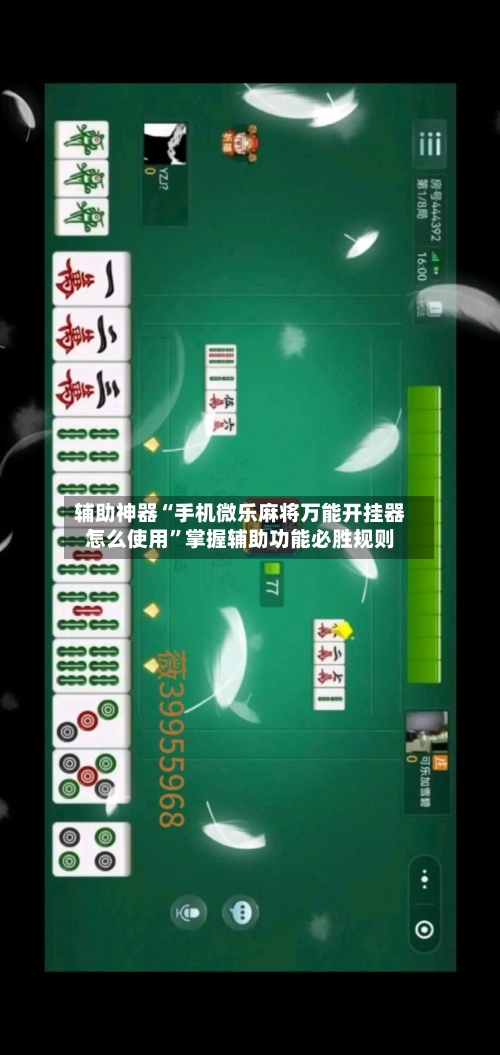 辅助神器“手机微乐麻将万能开挂器怎么使用	”掌握辅助功能必胜规则-第1张图片