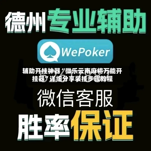 辅助开挂神器“微乐云南麻将万能开挂器”详细分享装挂步骤教程-第3张图片
