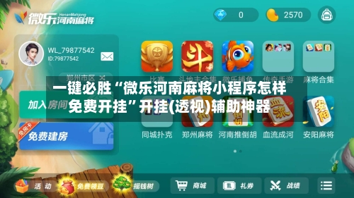 一键必胜“微乐河南麻将小程序怎样免费开挂”开挂(透视)辅助神器-第2张图片