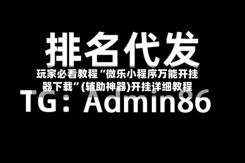 玩家必看教程“微乐小程序万能开挂器下载	”(辅助神器)开挂详细教程-第2张图片