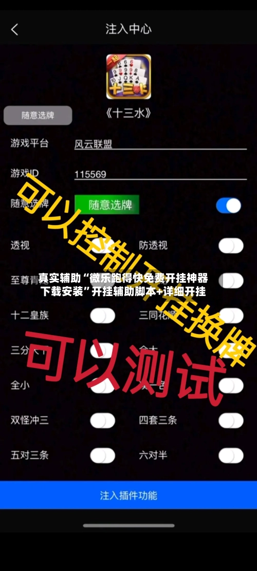 真实辅助“微乐跑得快免费开挂神器下载安装	”开挂辅助脚本+详细开挂-第2张图片
