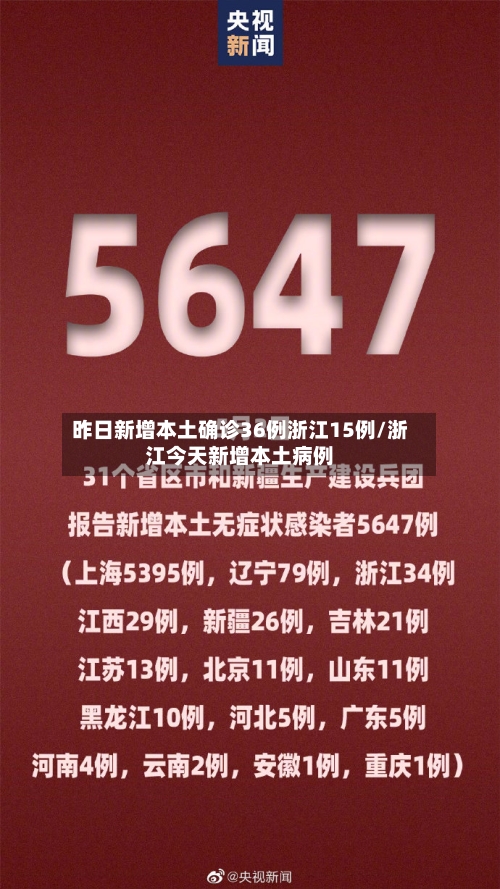昨日新增本土确诊36例浙江15例/浙江今天新增本土病例-第2张图片