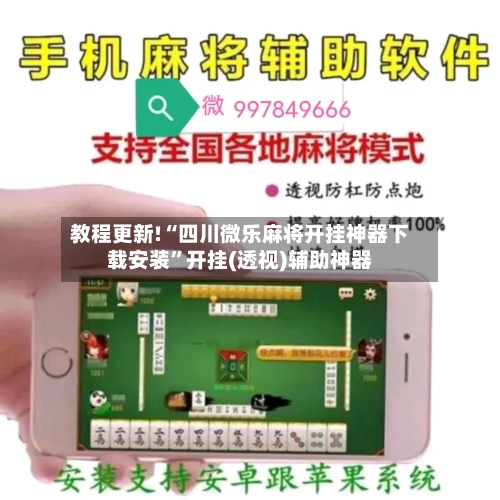 教程更新!“四川微乐麻将开挂神器下载安装”开挂(透视)辅助神器-第2张图片