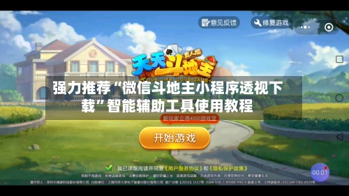 强力推荐“微信斗地主小程序透视下载”智能辅助工具使用教程-第2张图片