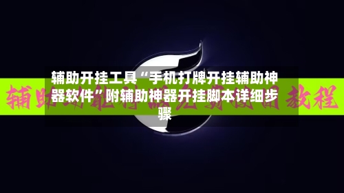辅助开挂工具“手机打牌开挂辅助神器软件”附辅助神器开挂脚本详细步骤-第2张图片