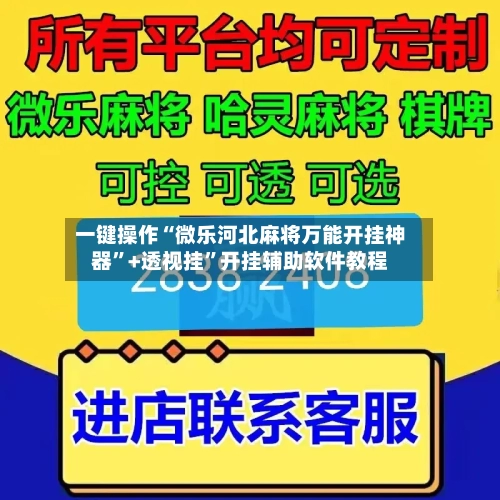 一键操作“微乐河北麻将万能开挂神器”+透视挂	”开挂辅助软件教程-第2张图片
