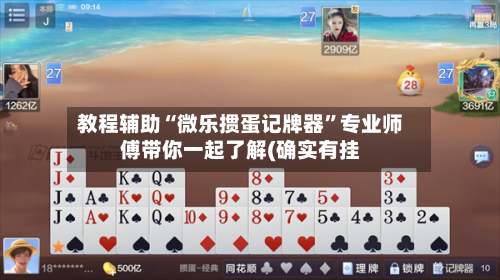 教程辅助“微乐掼蛋记牌器	”专业师傅带你一起了解(确实有挂-第1张图片