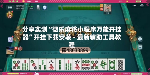 分享实测“微乐麻将小程序万能开挂器”开挂下载安装 - 最新辅助工具教程-第3张图片
