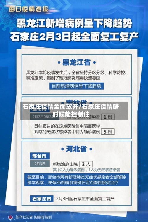 石家庄疫情全面放开/石家庄疫情啥时候能控制住-第2张图片