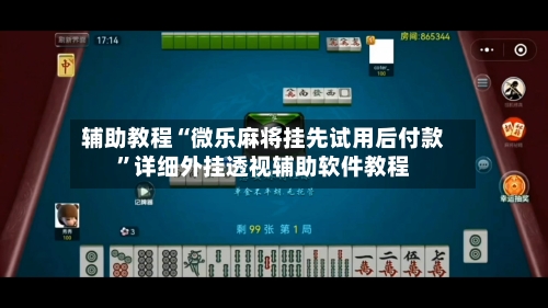 辅助教程“微乐麻将挂先试用后付款	”详细外挂透视辅助软件教程-第1张图片