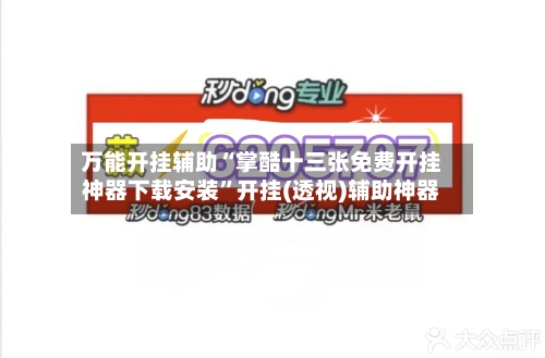 万能开挂辅助“掌酷十三张免费开挂神器下载安装”开挂(透视)辅助神器-第2张图片